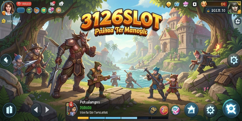 Tangkapan layar dari gameplay <strong>3126SLOT</strong> yang menunjukkan petualangan menarik di dunia terbuka.