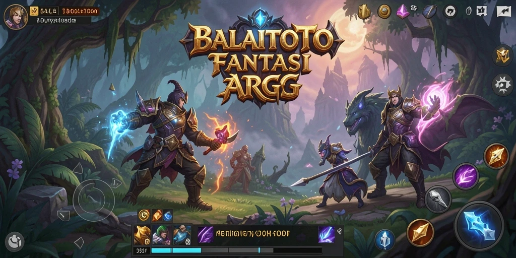 Tampilan gameplay epik dalam dunia fantastis BALAITOTO.