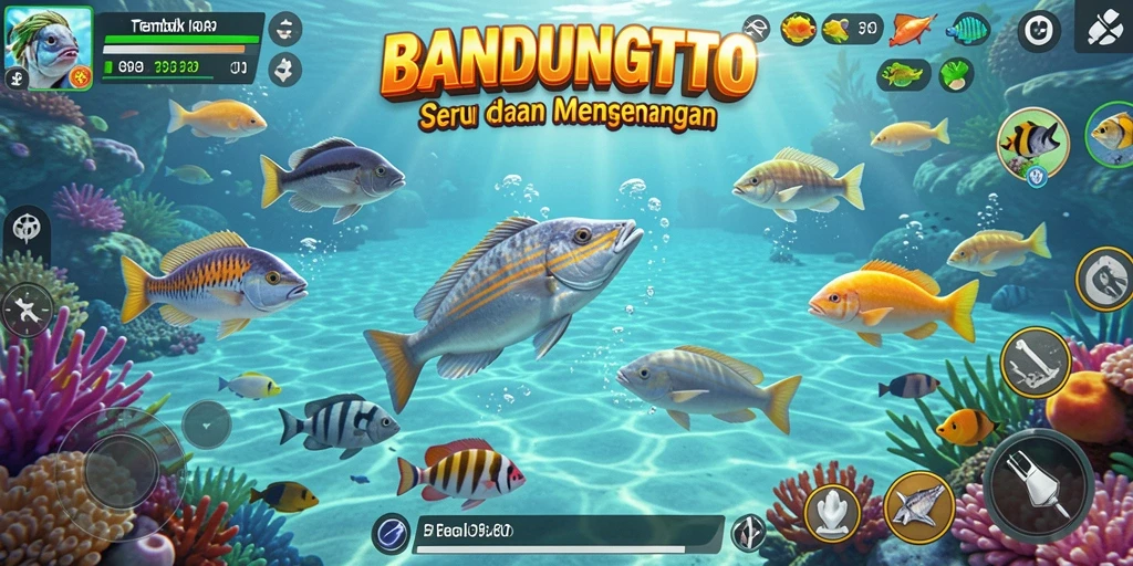 Tampilan menarik dari gameplay BANDUNGTOTO yang penuh aksi Tembak Ikan.