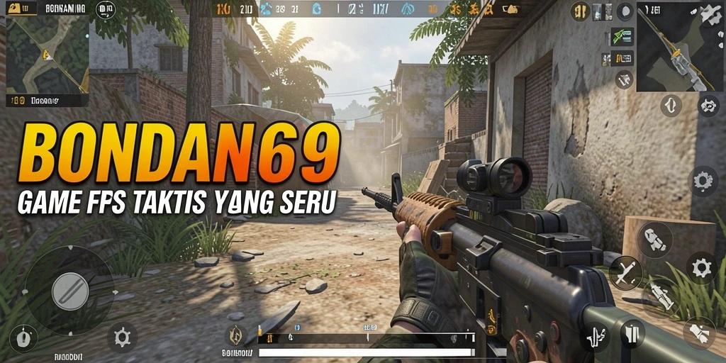 Tampilan seru dari gameplay BONDAN69 dengan aksi tembak-menembak yang intens.