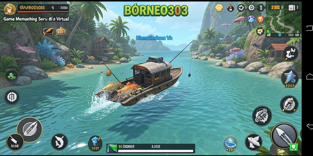 Tangkapan ikan yang menakjubkan dalam permainan BORNEO303.