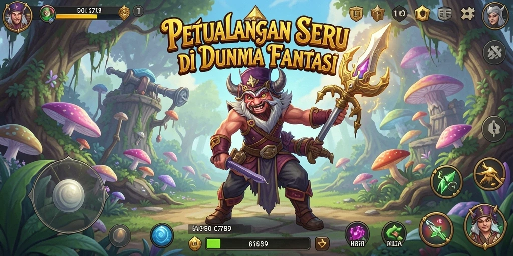 Tampilan gameplay petualangan seru dalam C789 yang memukau.