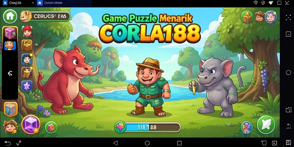 Tangkapan layar gameplay menunjukkan berbagai teka-teki menantang.