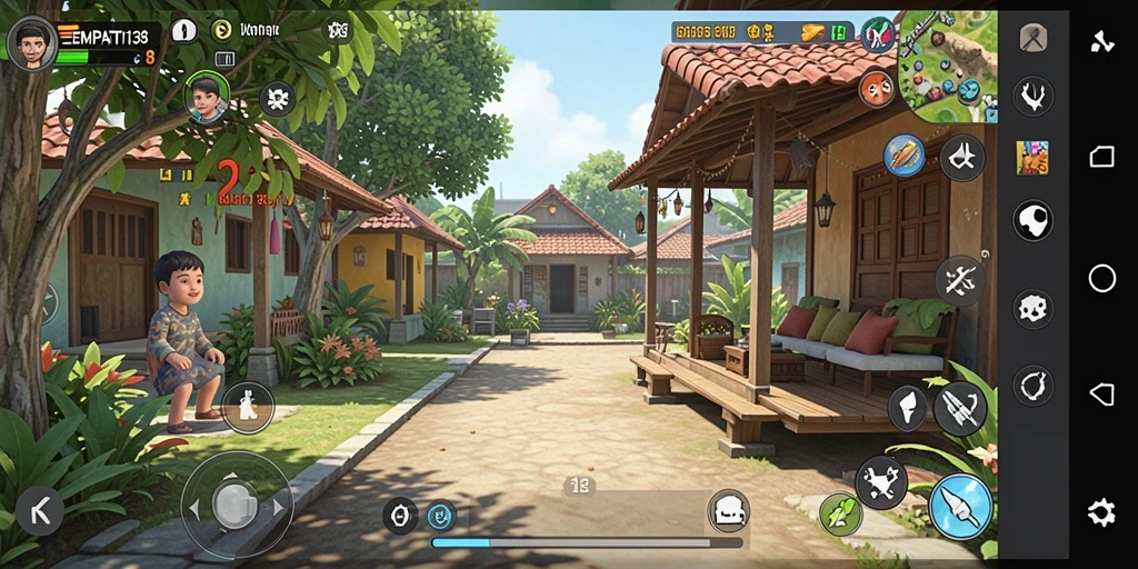 Screenshot gameplay EMPATI138 dengan tampilan yang menarik.
