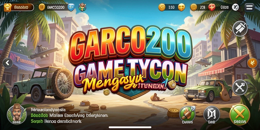 Tampilan gameplay GARCO200 yang menggambarkan pengalaman Tycoon yang menarik.