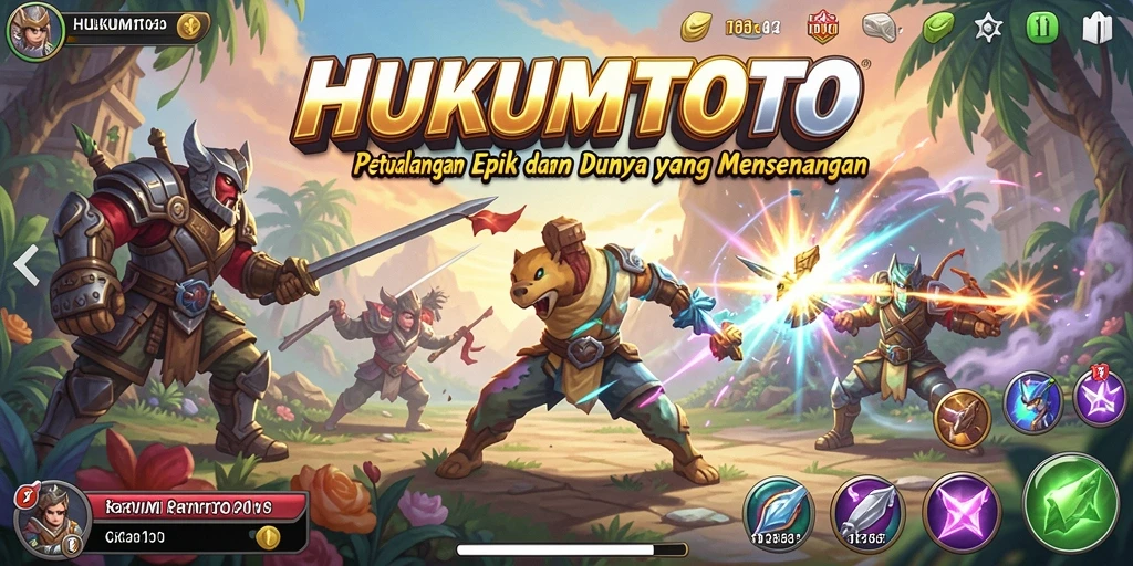 Gameplay seru dan menantang dari HUKUMTOTO.