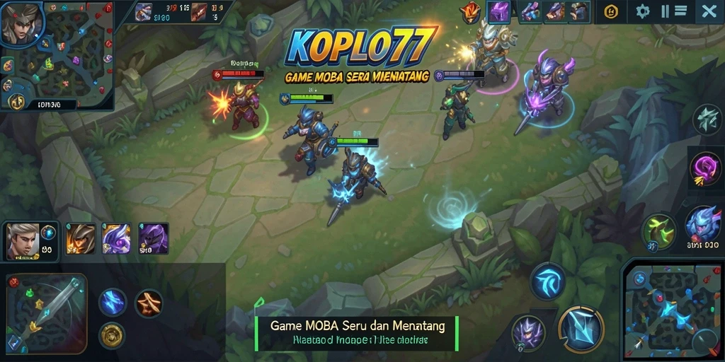 Tampak gameplay KOPLO77 yang intens dan menarik.