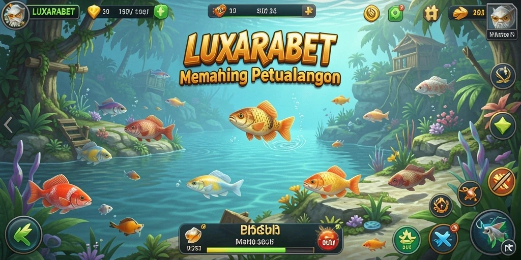 Tangkapan ikan besar dalam gameplay LUXARABET yang seru.