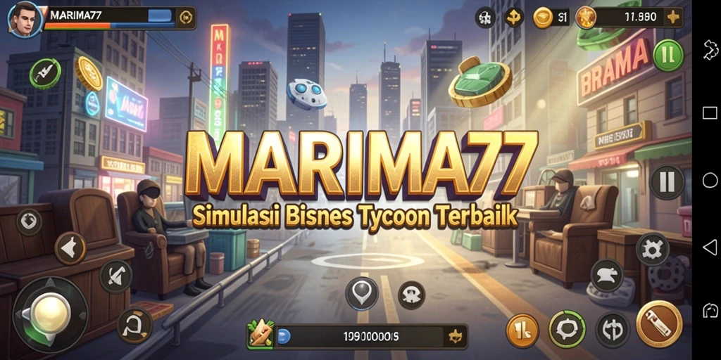 Gameplay dinamis MARIMA77 dengan elemen Tycoon yang menarik.