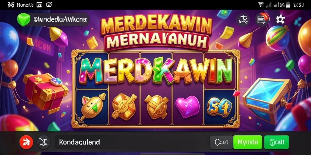 Tampilan gameplay <strong>MERDEKAWIN</strong> yang seru dan penuh warna.