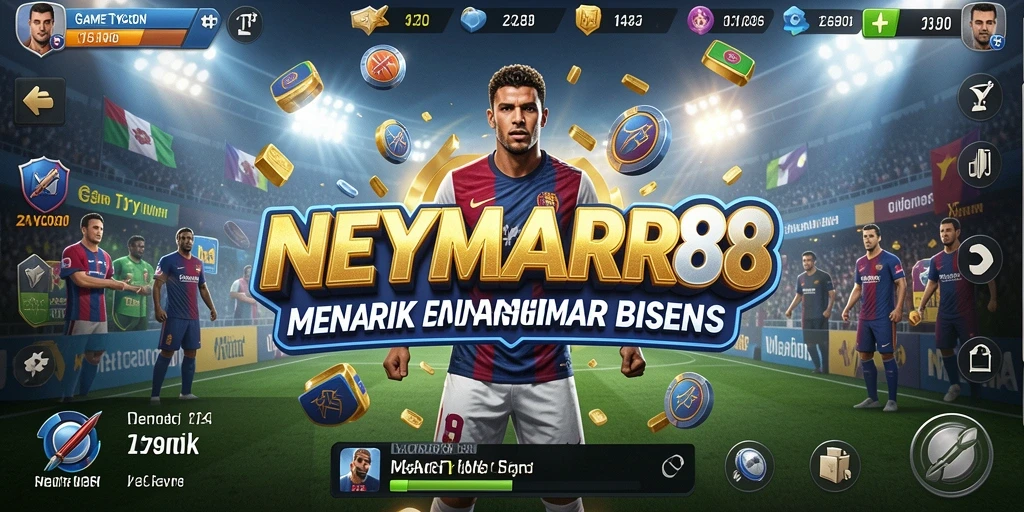 Tampilan gameplay menarik dari game Tycoon NEYMAR88.