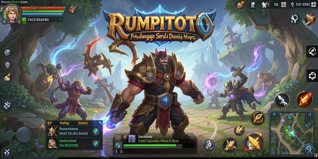 Screenshot menampilkan petualangan seru di dunia RUMPITOTO.