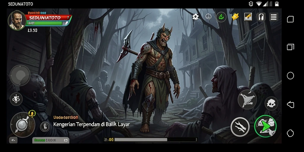 Tampilan gameplay yang menegangkan dari SEDUNIATOTO.