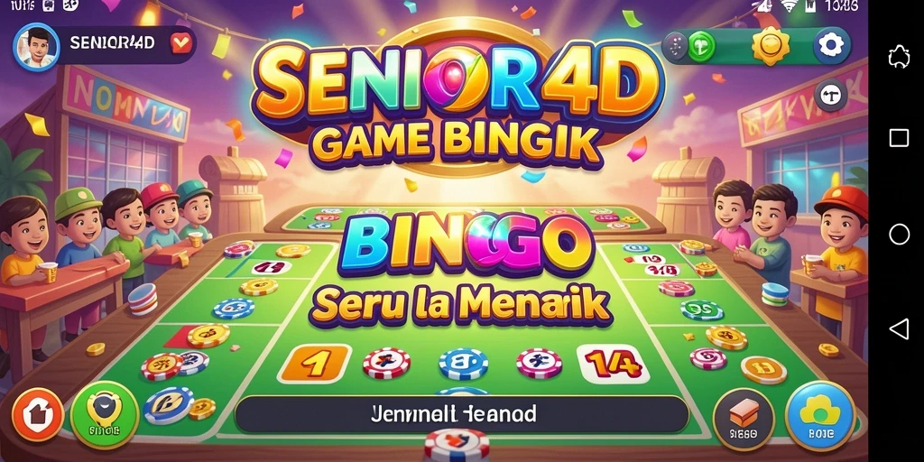 Tampilan gameplay Bingo SENIOR4D yang menarik dan seru.